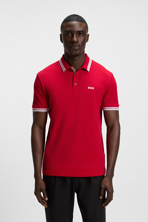 ΜΠΛΟΥΖΑ POLO BOSS - 610 ΚΟΚΚΙΝΟ